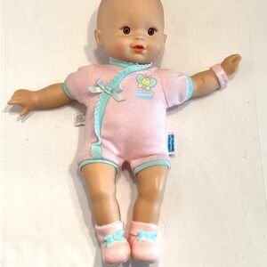 Fisher-Price Little Mommy Baby Doll Pastel Pink and Mint Brown Eyes 2008